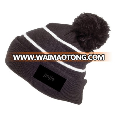 custom pom pom beanie korean winter hat